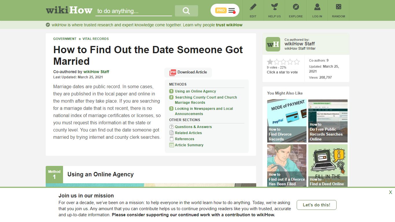 3 Ways to Find Out the Date Someone Got Married - wikiHow